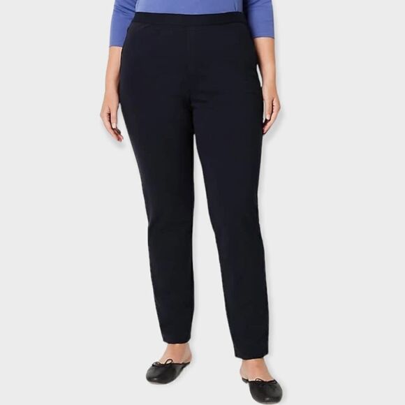 J. Jill Versatile Ponte Slim-Leg Pants, Size - Picture 1 of 15